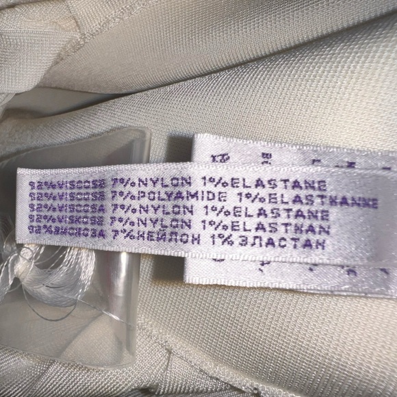 NWOT Ralph Lauren Purple Label Ivory Pleated Midi Dress Made In Italy Medium - Picture 6 of 12